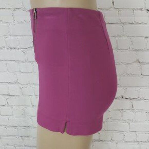 Sunday Best High Waisted Purple Zip Hot Shorts 4 - Picture 4 of 7
